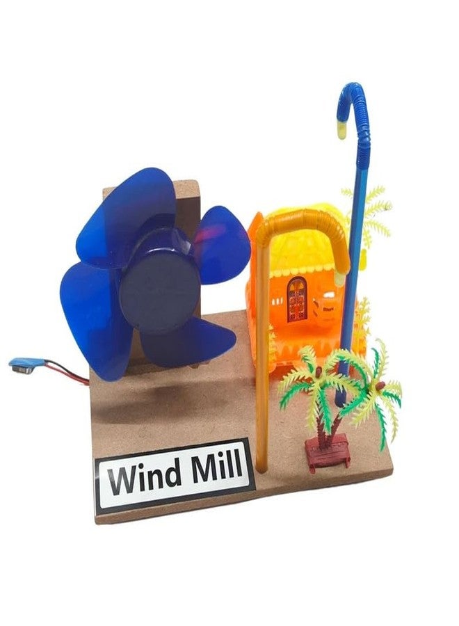 ESPtronics مجموعة أدوات ESPtronics الجاهزة لتصنيع طاحونة هوائية، مشروع علمي فيزيائي يمكنك صنعه بنفسك، نموذج عملي للأطفال في المدارس - Image 5